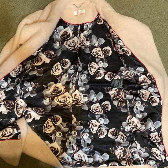Plush Pale Pink Coat Jacket by Eliza J - Picture 6 of 12